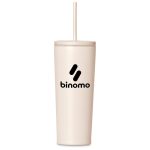 Kooshty Concorde Stainless Steel & Plastic Double-Wall Tumbler & Straw - 720ml - Image 6