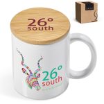 Okiyo Sozo Bamboo & Ceramic Sublimation Coffee Mug - 330ml - Image 10