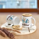 Okiyo Sozo Bamboo & Ceramic Sublimation Coffee Mug - 330ml - Image 13