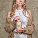 Okiyo Natsu Glass & Bamboo Tumbler & Straw - 500ml - Image 2