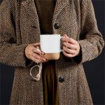 Serendipio Sienna Cork & Ceramic Sublimation Coffee Mug - 340ml - Image 12