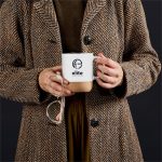 Serendipio Sienna Cork & Ceramic Sublimation Coffee Mug - 340ml - Image 7