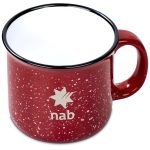 Serendipio Marshall Ceramic Coffee Mug - 400ml - Red - Image 2