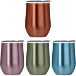 Serendipio Vogue Madison Stainless Steel & Plastic Double-Wall Tumbler - 350ml - Image 3