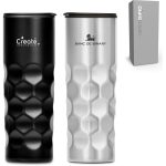 Serendipio Meteor Stainless Steel & Plastic Double-Wall Tumbler - 450ml - Image 2