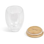 Okiyo Moco Glass & Bamboo Double-Wall Cup - 350ml - Image 14