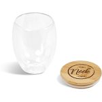 Okiyo Moco Glass & Bamboo Double-Wall Cup - 350ml - Image 7