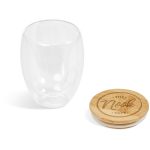 Okiyo Moco Glass & Bamboo Double-Wall Cup - 350ml - Image 18