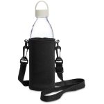 Kooshty Hands-Free Glass Water Bottle – 850ml - Cream - Image 3