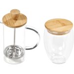 Okiyo Aibo Glass & Bamboo Coffee Set - Image 11