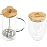 Okiyo Aibo Glass & Bamboo Coffee Set - Image 13