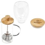 Okiyo Aibo Glass & Bamboo Coffee Set - Image 5