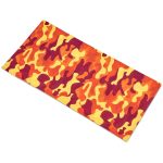 Adults Camo Flexi Tubular Bandana - Orange - Image 2