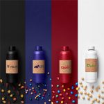 Kooshty Bermuda Kork Recycled Stainless Steel Water Bottle - 800ml - Image 4