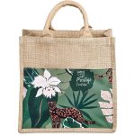 Okiyo Nuri Sublimated Pocket Jute Tote - Image 2