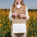 Okiyo Nuri Sublimated Pocket Jute Tote - Image 8