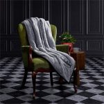 Serendipio Tranquil Sherpa Fleece Blanket - Image 9