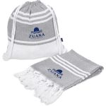 US Basic Santa Cruz Cotton-Rich Beach Towel & Drawstring Bag - Image 7