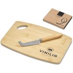 Okiyo Edamu Bamboo Cheese Board Set - Image 5