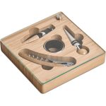 Okiyo Budonoki Bamboo Wine Accessories set - Image 2