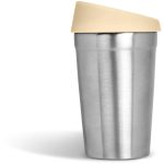 Kooshty Go-Jo Stainless Steel & Plastic Double-Wall Tumbler - 350ml - Cream - Image 3