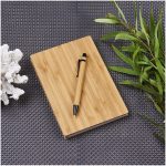 Okiyo Yahari Bamboo Notebook & Pen Set - Image 2