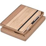 Okiyo Eri Bamboo & Cork Notebook & Pen Set - Image 7