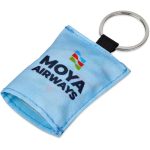 Pre-Printed Sample Hoppla Aquila Polyester Keyring Pouch with Cleaning Cloth - Image 2