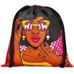 Pre-Printed Sample Hoppla Indian Midi Polyester Drawstring Pouch - Image 4