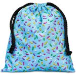 Pre-Printed Sample Hoppla Indian Midi Polyester Drawstring Pouch - Image 5