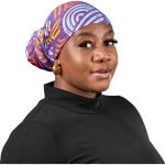 Pre-Printed Sample Hoppla Crown Polyester Head Wrap - Image 2