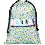 Pre-Production Sample Hoppla Pacific Maxi Polyester Drawstring Pouch - Image 2