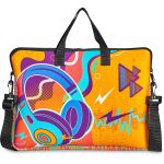 Pre-Production Sample Hoppla Neoprene 15.6-inch Nimbus Laptop Sleeve With Strap - Image 4
