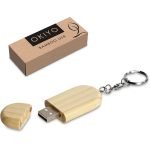 Okiyo Benkyou Bamboo Flash Drive Keyholder - 8GB - Image 7