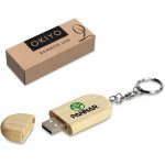 Okiyo Benkyou Bamboo Flash Drive Keyholder - 8GB - Image 4