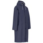 Light Duty Storm Rubberised Polyester/PVC Raincoat - Navy - Image 3
