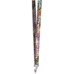 Crocodile Clip Double-Sided Sublimation Satin Lanyard - Image 3
