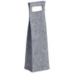 Hoppla Velto RPET Felt Single Wine Bottle Carrier - Image 3