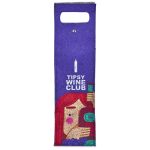 Pre-Printed Sample Hoppla Velto RPET Felt Single Wine Carrier - Image 4