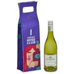 Pre-Printed Sample Hoppla Velto RPET Felt Single Wine Carrier - Image 3